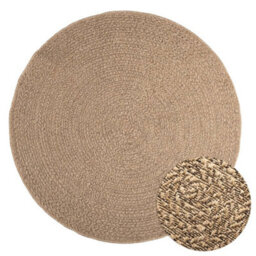 Vidaxl Rug Zizur 160 Cm Jute Look Indoor And Outdoor - thumbnail 1