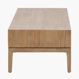 Pacific Lifestyle 2 Drawer Black And Natural Acacia Wood Coffee Table - thumbnail 6