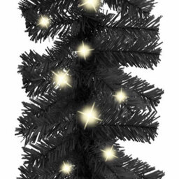Walplus Christmas Garland With Led Lights 20 M Black - thumbnail 5