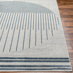 Livabliss Lillian-Washable Blue Grey Geometric Living Dining Rug 160 X 213 Cm Easy Care, Non Shedding - thumbnail 4