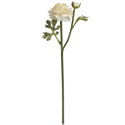 Hill Interiors Artificial Ranunculus Spray Green (One Size)