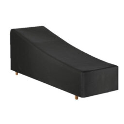 Garden Sun Lounger Cover, 210D Folding Dustproof And Waterproof Polyester - 210 X 75 80 Cm, Black - thumbnail 6