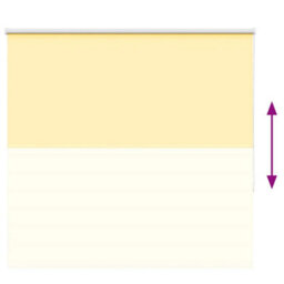Berkfield Roller Blind Blackout Yellow 145X175 Cm Fabric Width 141.6 Cm Polyester - thumbnail 9