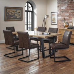 Oakham Huxford Premium Brown Dining Chairs - Set Of 2 - thumbnail 6