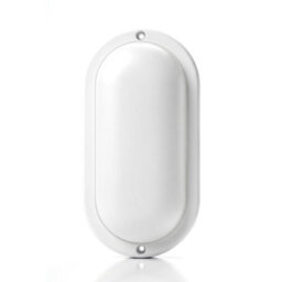 Led Bulkhead Ceiling Light 6400K Cool White 9W 12W Oval Slim Surface Mounted Wall Lamp 900Lm Porch Bathroom Kitchen Garage - thumbnail 2