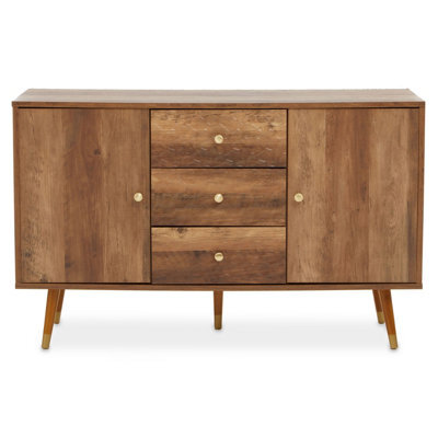 Orsina Functional Sideboard, Intricate Detailing Two Door Sideboard, Sturdy And Durable Industrial Sideboard - image 1