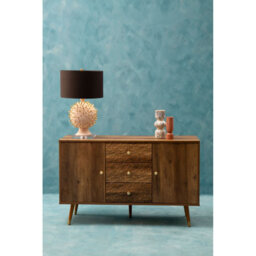 Orsina Functional Sideboard, Intricate Detailing Two Door Sideboard, Sturdy And Durable Industrial Sideboard - thumbnail 7