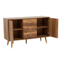 Orsina Functional Sideboard, Intricate Detailing Two Door Sideboard, Sturdy And Durable Industrial Sideboard - thumbnail 3