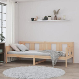 Berkfield Day Bed Solid Wood Pine 90X190 Cm - thumbnail 4