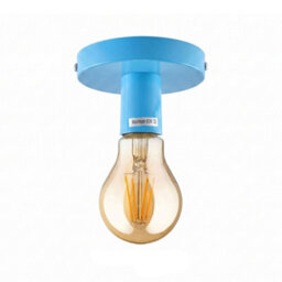 Vintage Ceiling Semi Flush Mount Light Fitting Easy Fit E27 Metal Ceiling Fitting For Living Room Kid Room Lounge Decorative