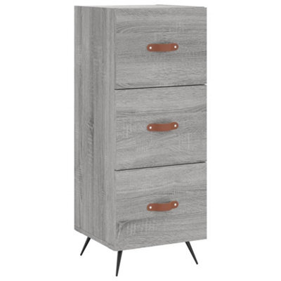 Berkfield Modern Sideboard Grey Sonoma 34.5X34X90 Cm Engineered Wood - image 1