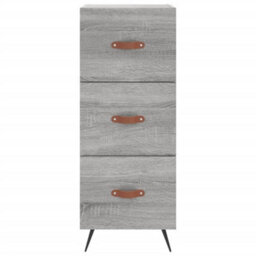 Berkfield Modern Sideboard Grey Sonoma 34.5X34X90 Cm Engineered Wood - thumbnail 6