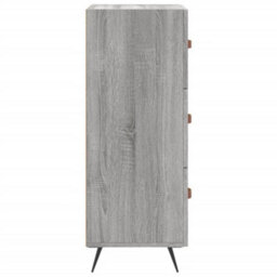 Berkfield Modern Sideboard Grey Sonoma 34.5X34X90 Cm Engineered Wood - thumbnail 7