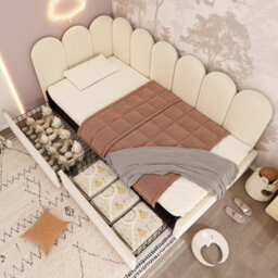 Sonara 3Ft Single Daybed Frame With Slatted Base, Multi-Functional Bed For Adults & Children - thumbnail 9