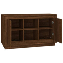Berkfield Sideboard Brown Oak 102X35X60 Cm Engineered Wood - thumbnail 6