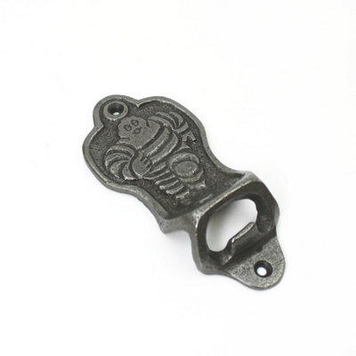Oakcrafts - Antique Cast Iron Michelin Man Wall Mounted Bottle Opener - image 1