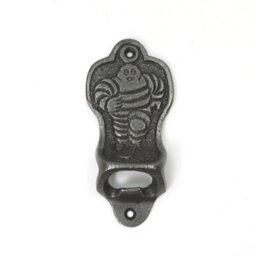 Oakcrafts - Antique Cast Iron Michelin Man Wall Mounted Bottle Opener - thumbnail 3