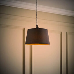 Valuelights Aspen Small Grey Tapered Ceiling Lamp Shade (D)25Cm - thumbnail 5