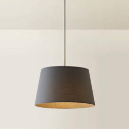 Valuelights Aspen Small Grey Tapered Ceiling Lamp Shade (D)25Cm - thumbnail 6
