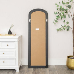 Melody Maison Full Length Black Leaner & Wall Mirror - 47Cm X 142Cm - thumbnail 6