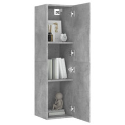 Vidaxl Tv Cabinet Concrete Grey 30.5X30X110 Cm Engineered Wood - thumbnail 8