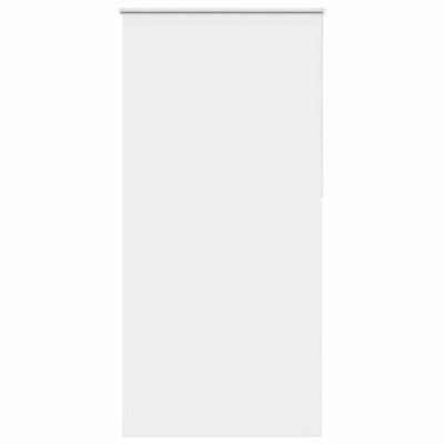 Berkfield Roller Blind Blackout White 105X210 Cm Fabric Width 100.7 Cm Polyester - image 1