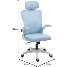 Office Chair With Adjustable Height And Mesh Back - thumbnail 2