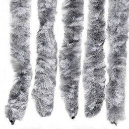 Vidaxl Insect Curtain White And Grey 90X200 Cm Chenille - thumbnail 5