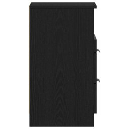 Berkfield Bedside Cabinets 2 Pcs Black Oak 40X35X65 Cm Engineered Wood - thumbnail 8