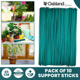 Oakland Gardens 10 X 18 Inch Green Stained Split Bamboo Plant Canes - thumbnail 1
