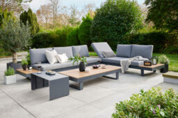 Norfolk Leisure Easton Large Corner Set With Cushions And Sun Recliner - thumbnail 2