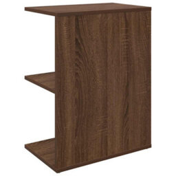Berkfield Bedside Tables 2 Pcs Brown Oak 46.5X29X61 Cm Engineered Wood - thumbnail 7