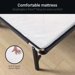 Jay-Be Ce70 Compact Folding Bed With E-Fibre Mattress, Single - thumbnail 4