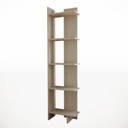 Living And Home 5 Tier Modern Wooden Corner Bookcase Ladder Shelf Plants Stand - thumbnail 3