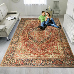 Ameha Majestic Cashmere Area Rugs For Bedroom Living Dining Room Kitchen Indoor/outdoor Non Slip Soft 160X230 Cm Carpet - thumbnail 7