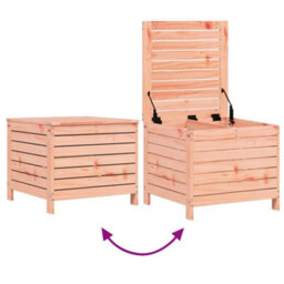 Berkfield Garden Footstool 62X63.5X53.5 Cm Solid Wood Douglas - thumbnail 7