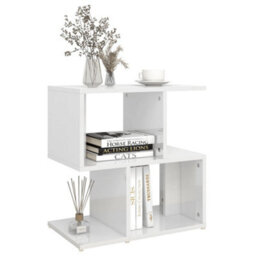 Berkfield Bedside Cabinets 2 Pcs High Gloss White 50X30X51.5 Cm Engineered Wood - thumbnail 4