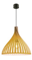 GoodHome Crozon Mustard Pendant Ceiling Light, (Dia)380mm - thumbnail 3