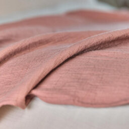Where Saints Go Ltd Duvet Cover & Pillowcase Set - Terracotta Orange - Muslin Cotton - Single - thumbnail 6