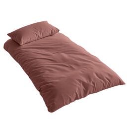 Where Saints Go Ltd Duvet Cover & Pillowcase Set - Terracotta Orange - Muslin Cotton - Single - thumbnail 8
