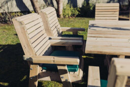 Churnet Valley Garden Furniture Ltd Churnet Valley 8 Seat Ergo Outdoor Dining Set - thumbnail 3