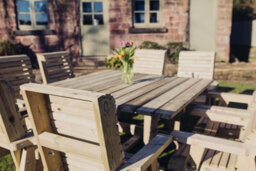 Churnet Valley Garden Furniture Ltd Churnet Valley 8 Seat Ergo Outdoor Dining Set - thumbnail 6