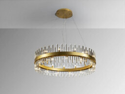 Luminosa Lighting Luminosa Grace Pendant Ceiling Light Gold 26Xg9 400Lm - Uk Stock - thumbnail 4