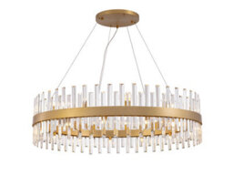 Luminosa Lighting Luminosa Grace Pendant Ceiling Light Gold 26Xg9 400Lm - Uk Stock - thumbnail 5
