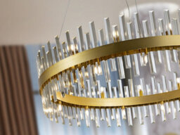 Luminosa Lighting Luminosa Grace Pendant Ceiling Light Gold 26Xg9 400Lm - Uk Stock - thumbnail 3