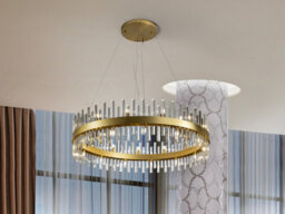 Luminosa Lighting Luminosa Grace Pendant Ceiling Light Gold 26Xg9 400Lm - Uk Stock - thumbnail 1