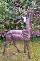 Standing Stag Buck Ornament Cast From Aluminium Large - thumbnail 7