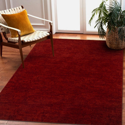 RugsX Wool Carpet Omega Duke Melange Red Black 200X300 Cm - image 1