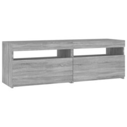 Berkfield Tv Cabinet With Led Lights Grey Sonoma 120X35X40 Cm - thumbnail 3