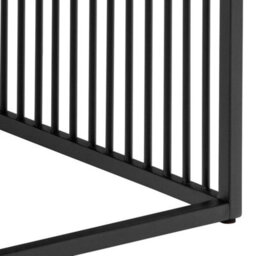 Wyld Haus Porto Wild Oak Effect Rectangular Coffee Table With Black Steel Wire Base - thumbnail 6